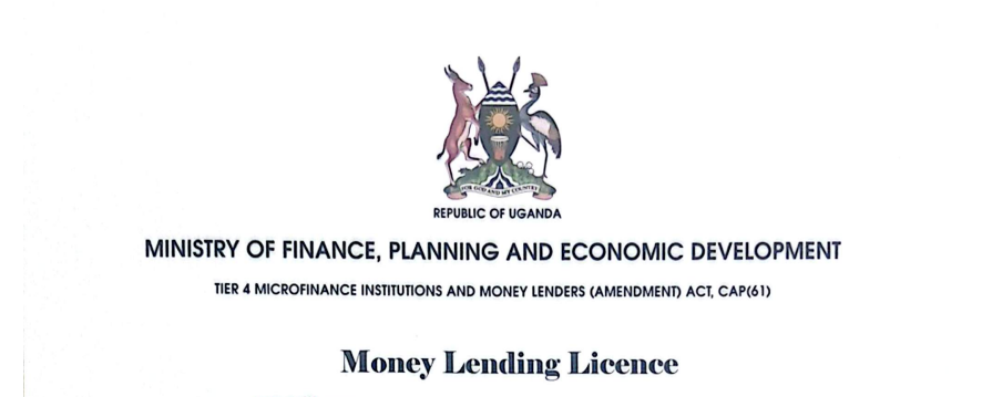 How to get a money lender's licence in Uganda?